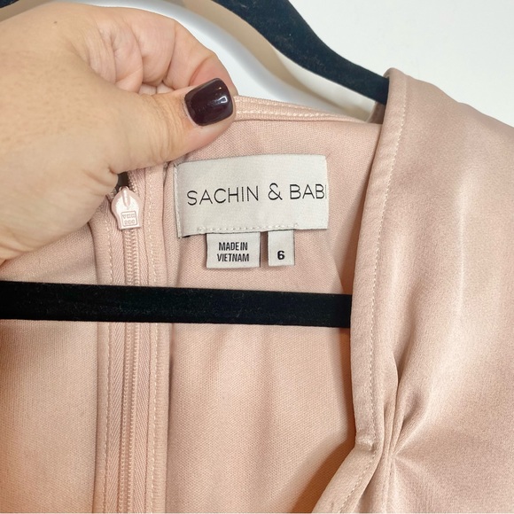 BHLDN Sachin + Babi Shelley Satin Midi Dress - Picture 4 of 9